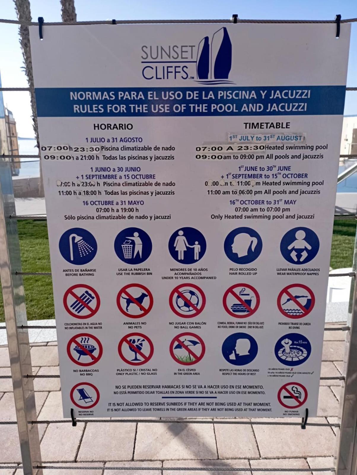 Sunset Cliffs Sea & Sky Apartments Benidorm Esterno foto